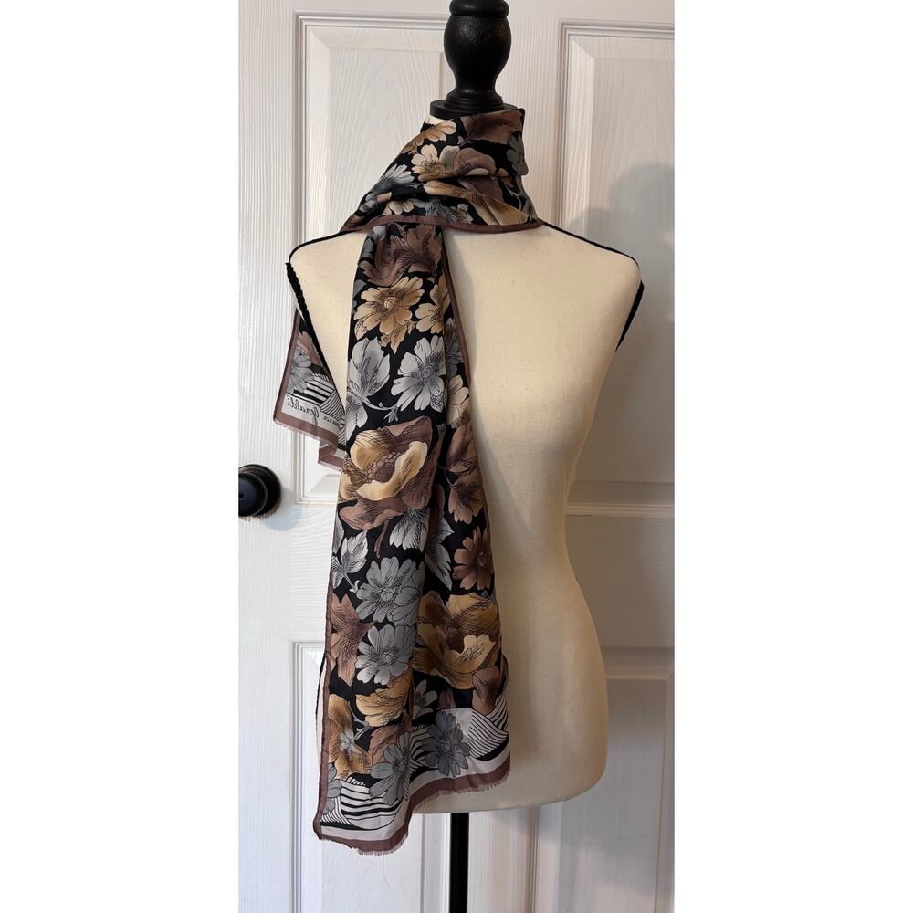 Laura Giraldi Scarf Vintage Silk Rayon Blend